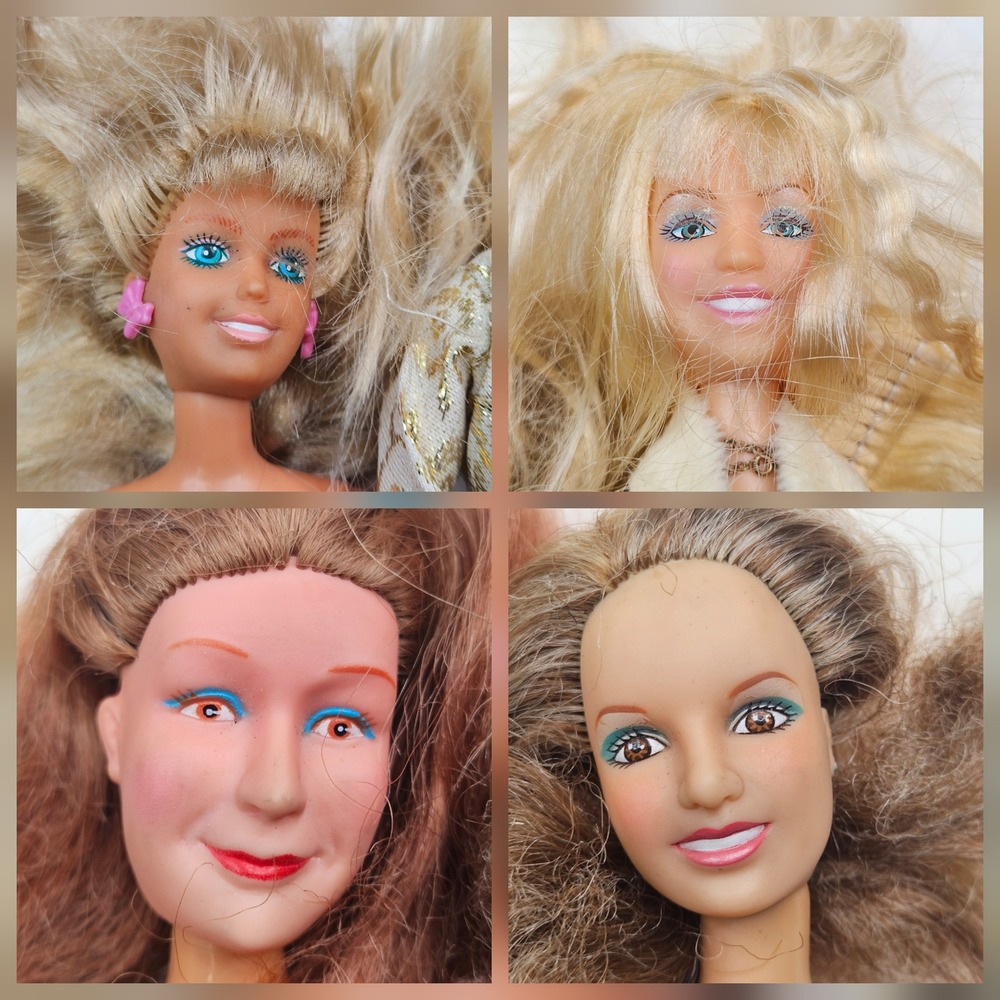 Mattel Fashion Doll Lot Kids 11.5in Multicolor Barbie Hannah Montana Mixed Set